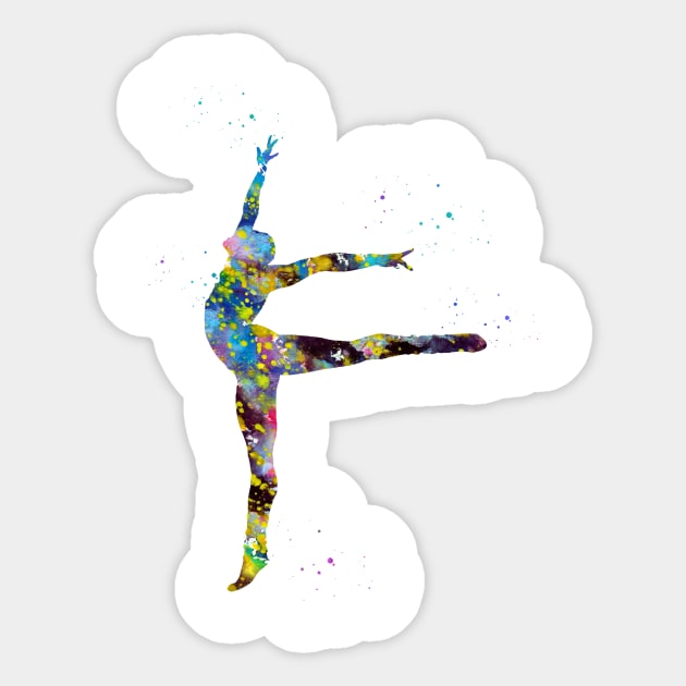 Ballet dancer Sticker by erzebeth